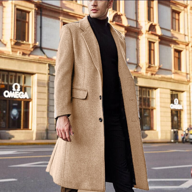Funki Findz | Jackets | Men's Winter Woolen Topcoat Overcoat