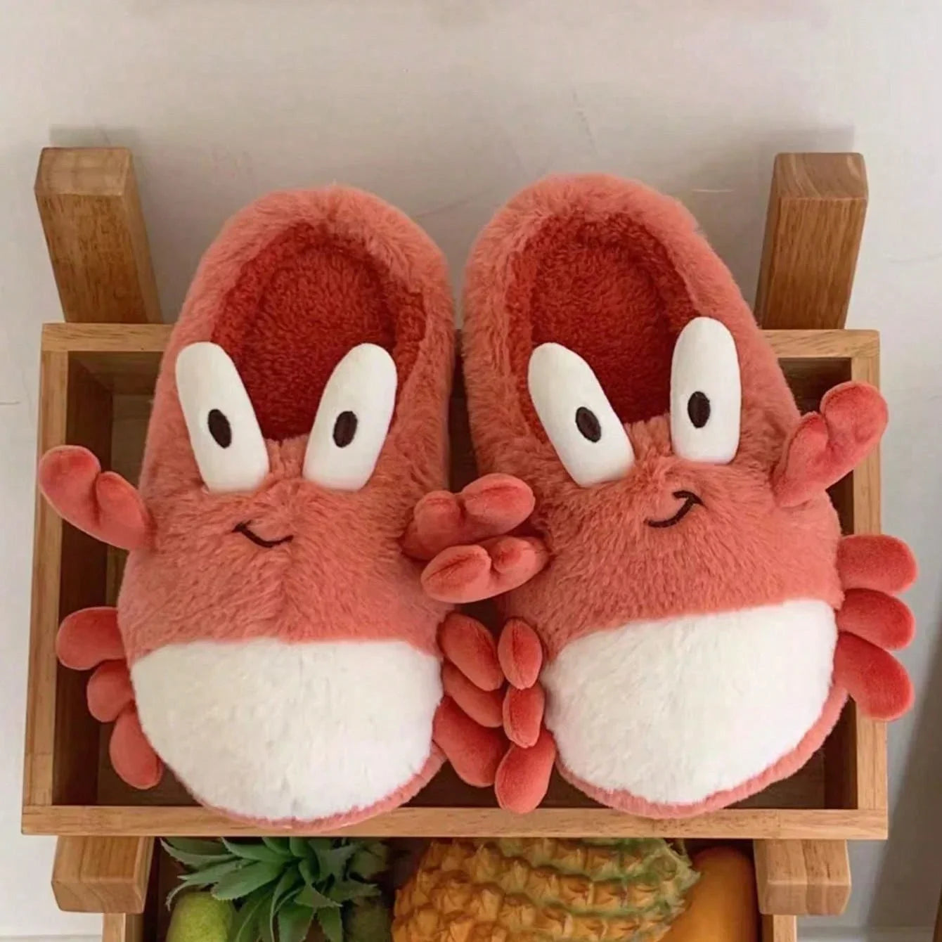 Funki Findz | Shoes | Women's Cute Crab Winter Soft Slippers