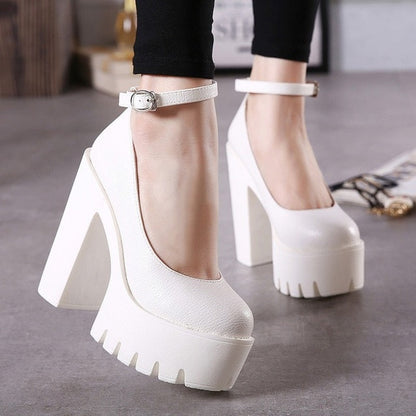 Funki Findz | Shoes | Women's High Platform Buckle Strap Shoes