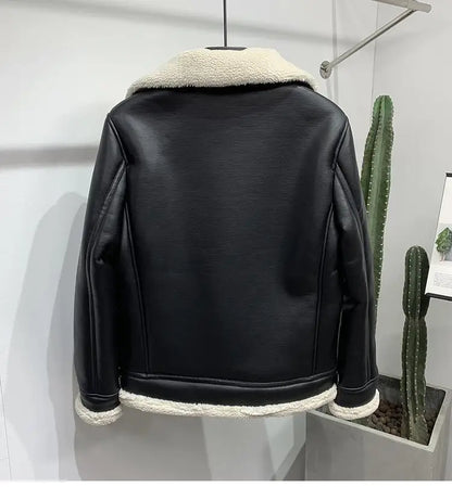 Funki Findz | Jackets | Men's Faux Leather Fleece Bomber Jacket