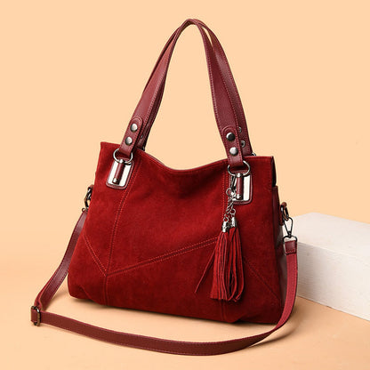 Funki Findz | Bags | Handbags | Women's Suede Shoulder Bag