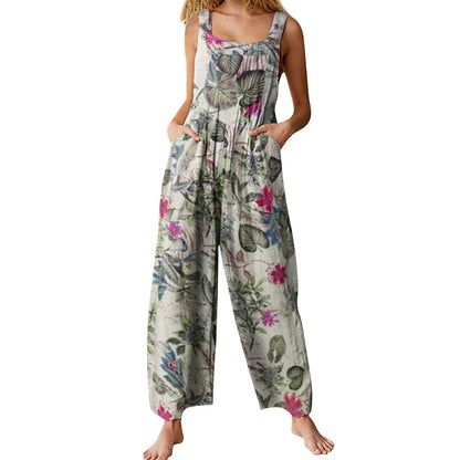 Funki Findz | Pants | Women's Boho Loose Fit Wide Leg Romper
