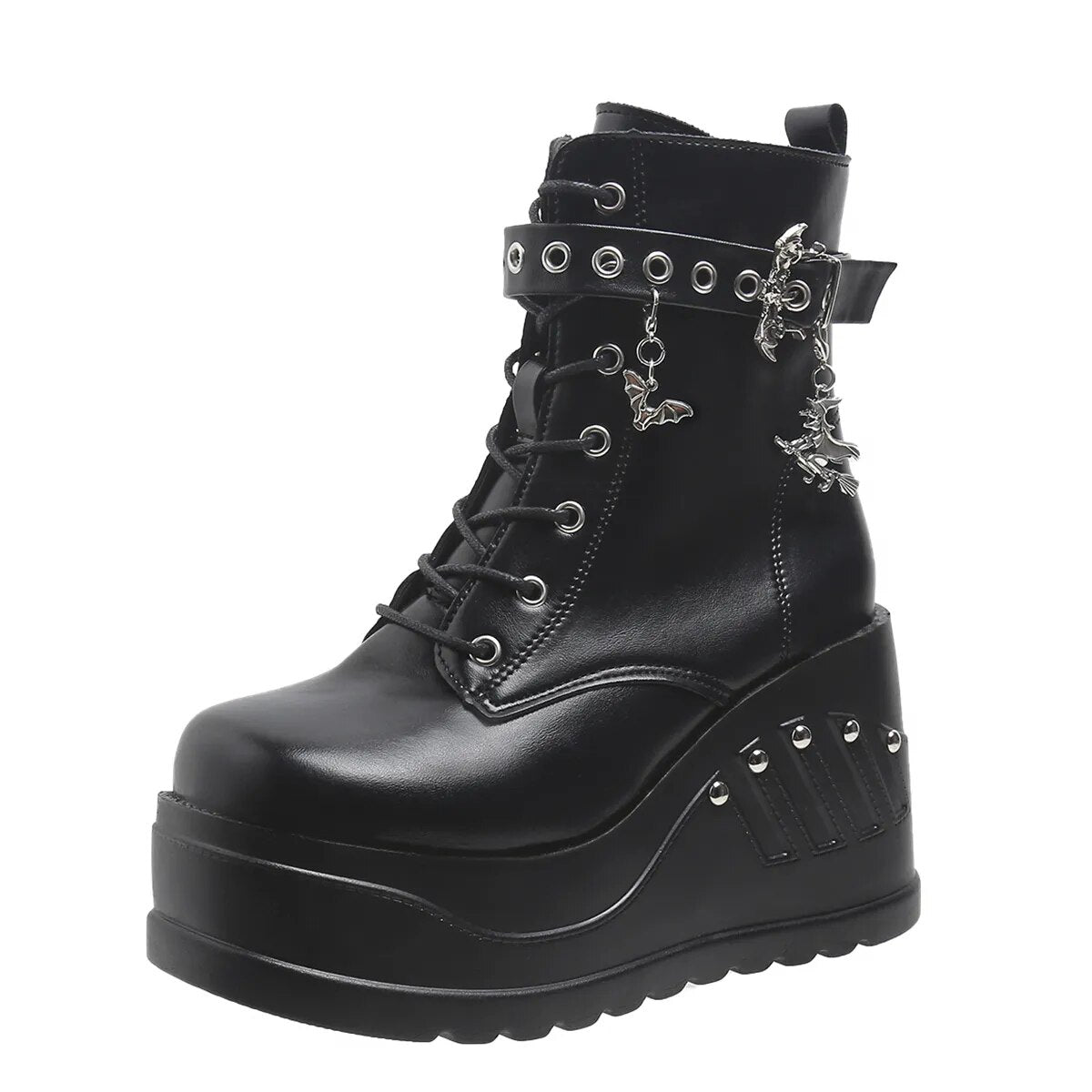 Funki Findz | Boots | Women's Punk Chunky Platform Creepers