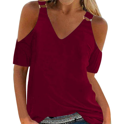Funki Findz | Shirts | Women's Cut Out Buckle Strap Summer Top