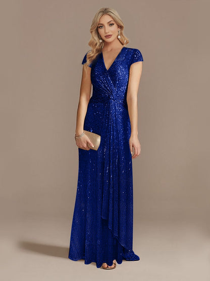 Funki Findz | Dresses | Women's Elegant Long Sequin Dress