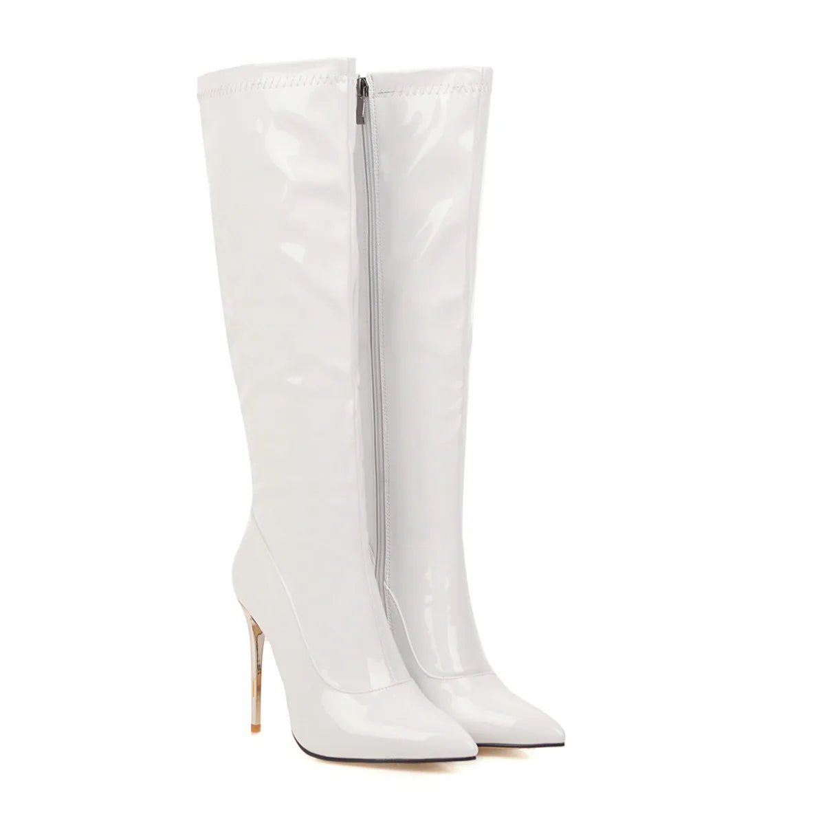 Funki Findz | Boots | Women's Sexy High Zipper Stiletto Boots