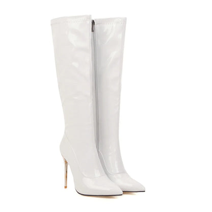 Funki Findz | Boots | Women's Sexy High Zipper Stiletto Boots