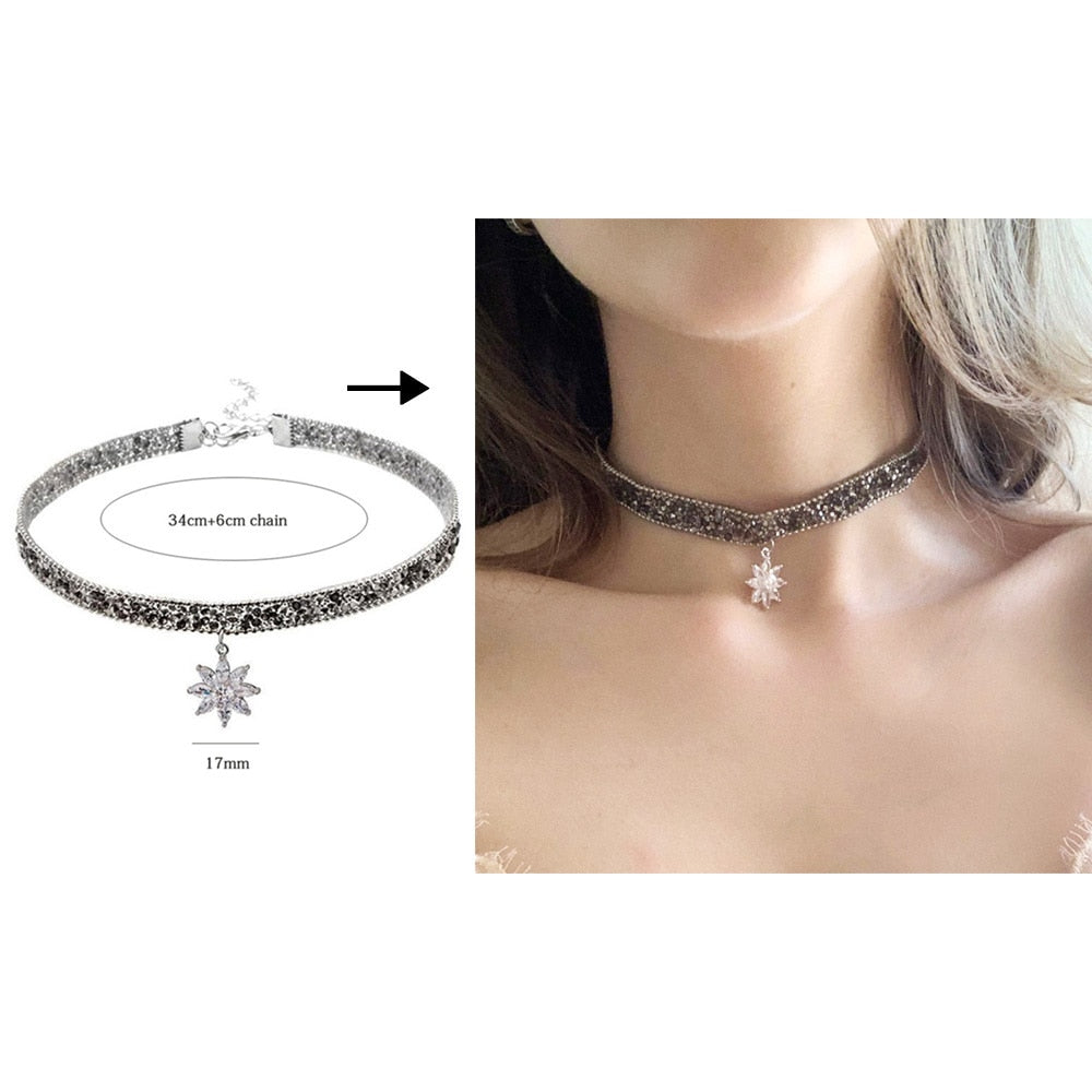 Funki Findz | Necklaces | Women's Black Goth Choker Necklace
