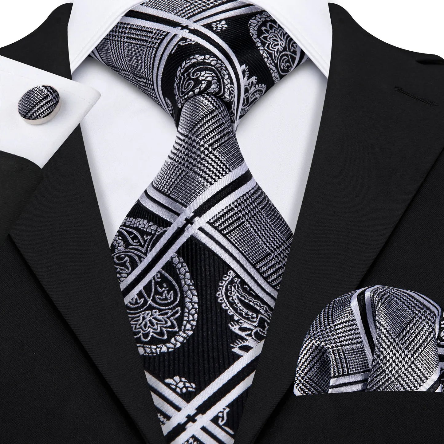 Funki Findz | Neckties | Men's Stylish Formal Silk Ties 3Pcs Sets