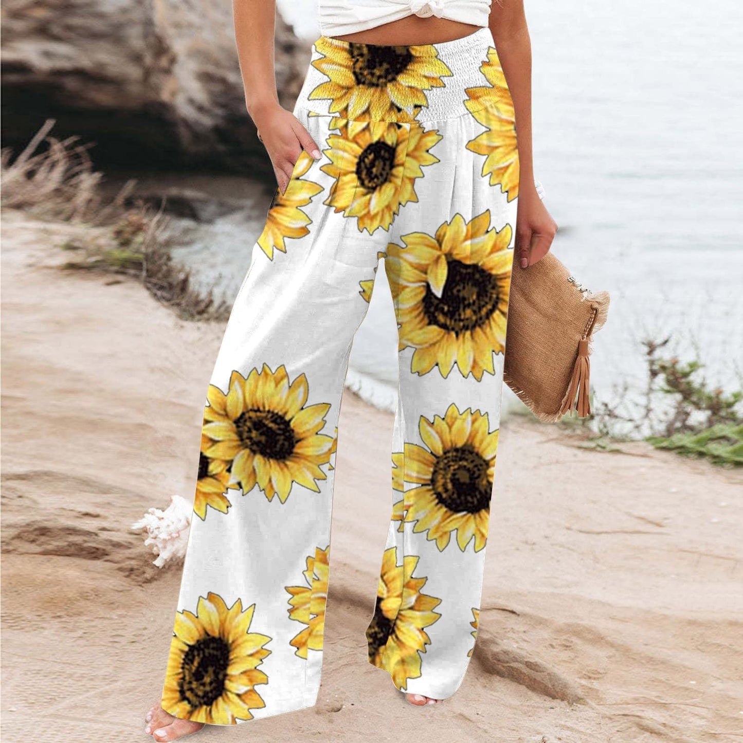 Funki Findz | Pants | Women's Boho Wide Leg Long Pants