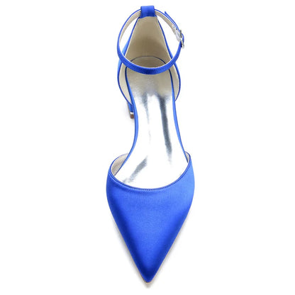 Funki Findz | Shoes | Women's Satin Pointy Toe Wedding Flats