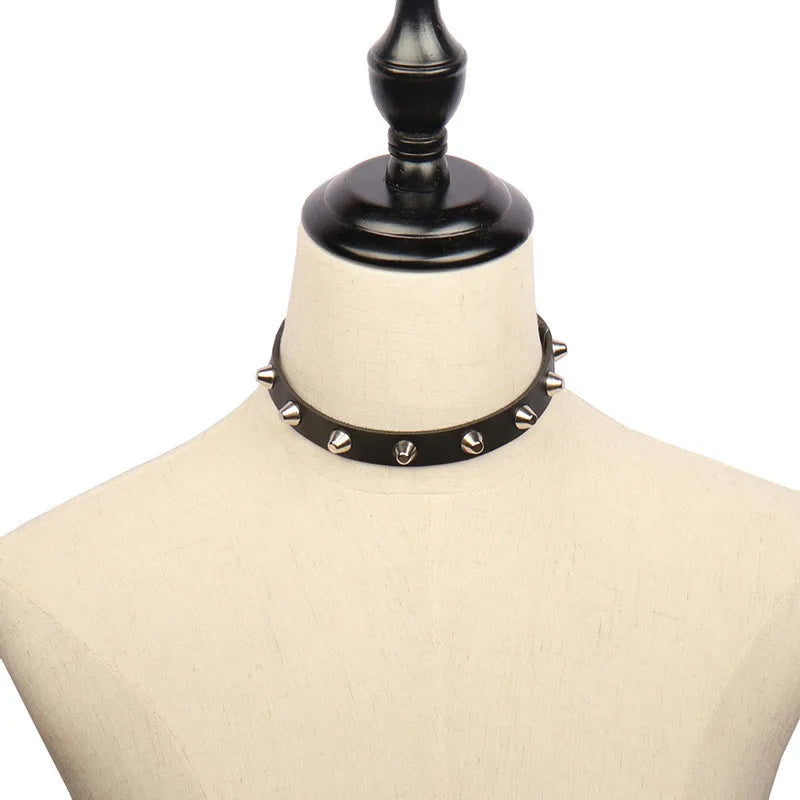 Funki Findz | Necklaces | Unisex Goth Punk Spike Collar Choker