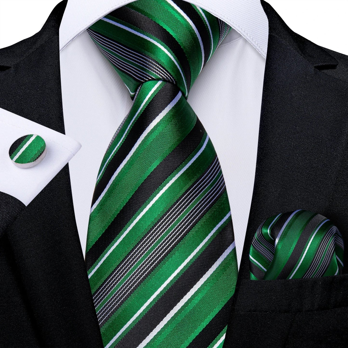 Funki Findz | Neckties | Men's Premium Fashion Silk 3Pcs Tie Set