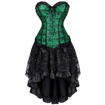 Funki Findz | Dresses | Women's Victorian Gothic Corset Skirt Set