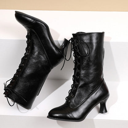 Funki Findz | Boots | Women's Victorian Style Lace Up Boots