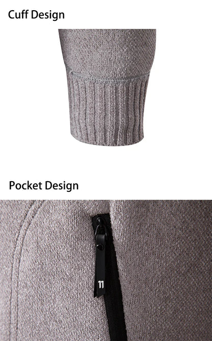 Funki Findz | Sweaters | Men's Casual Stand Up Collar Cardigans