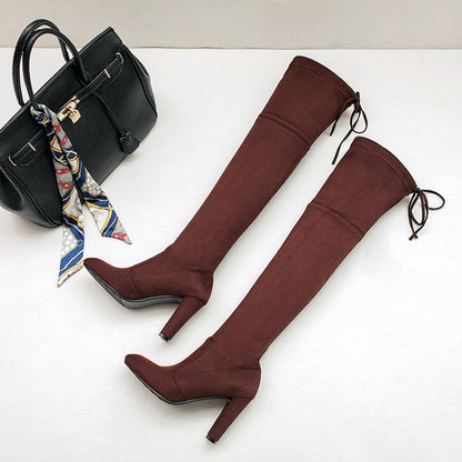 Funki Findz | Boots | Women's Over-the-Knee High Chelsea Boot