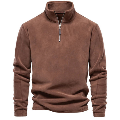 Funki Findz | Sweaters | Men's Warm Mock Neck Fleece Pullover