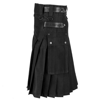 Funki Findz | Skirts | Men's Gothic Punk Pleated Cargo Utility Kilts