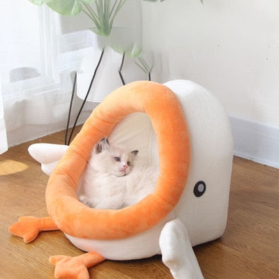 Funki Findz | Pet Beds | Cat Bed | Warm Cozy Kitten Cat Cave
