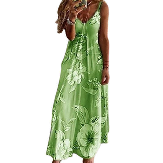 Funki Findz | Dresses | Women's Long Floral Summer Maxi Dress