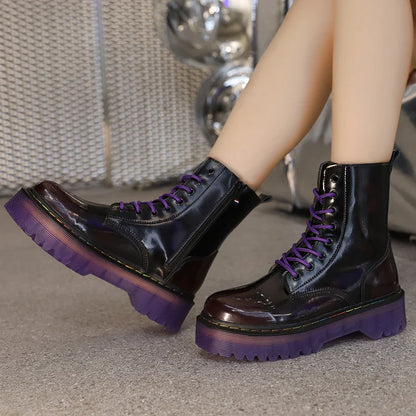 Funki Findz | Boots | Men's Women's 8-Hole Real Leather Boots