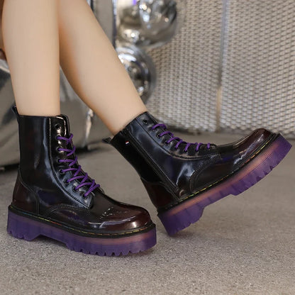 Funki Findz | Boots | Men's Women's 8-Hole Real Leather Boots