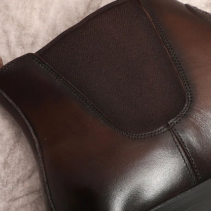 Funki Findz | Boots | Men's Leather Formal Dress Ankle Boots