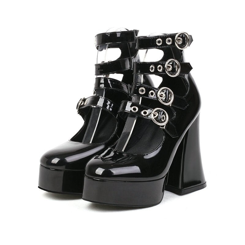 Funki Findz | Shoes | Women's Gothic Punk Mary Jane Platforms