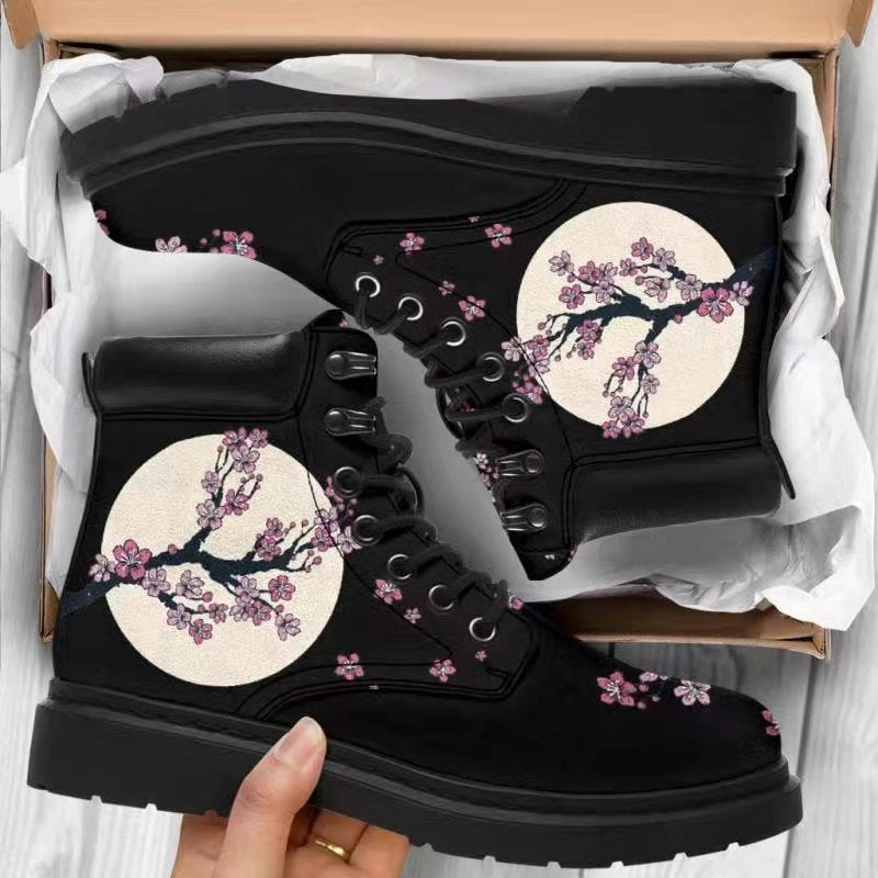 Funki Findz | Boots | Women's British Style Lace up Ankle Boots
