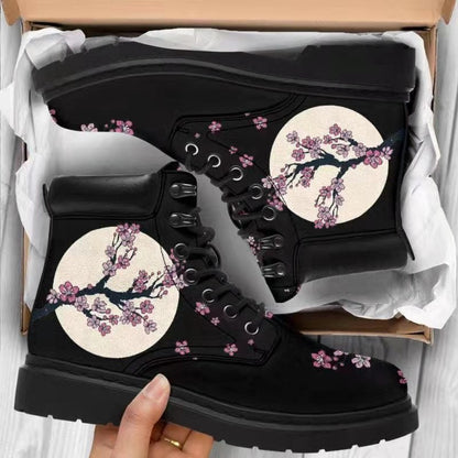 Funki Findz | Boots | Women's British Style Lace up Ankle Boots