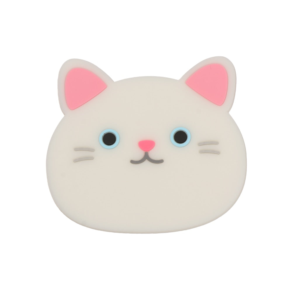 Funki Findz | Coasters | Cute Cartoon Cat Face Cup Mats 6 Pcs