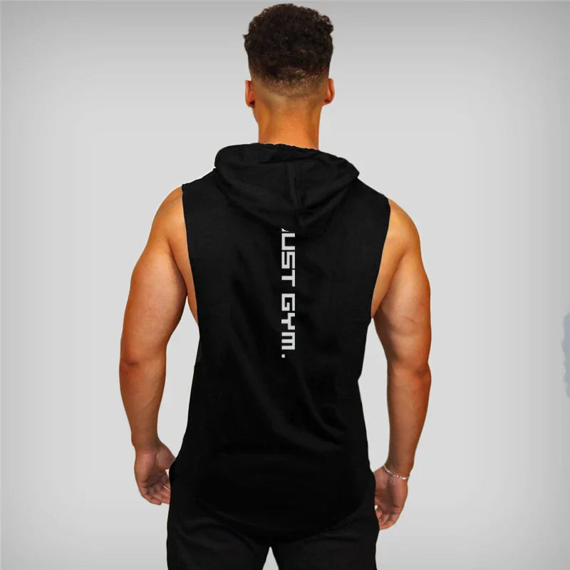 Funki Findz | Shirts | Men's Muscle Gym Hoodie Fitness Tank Top