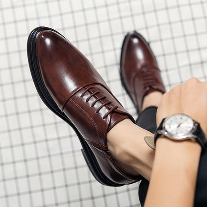 Funki Findz | Shoes | Men's Genuine Leather Derby Formal Shoe