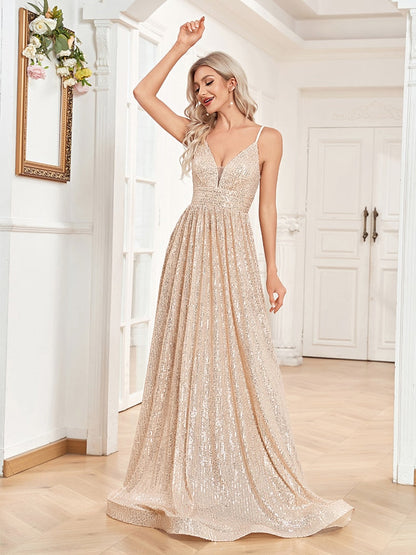 Funki Findz | Dresses | Women's Luxury Strappy Evening Dress