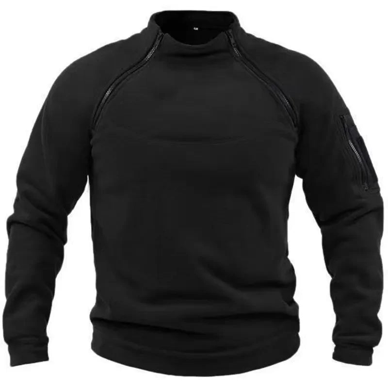 Funki Findz | Sweaters | Men's Stand Collar Mock Neck Pullovers