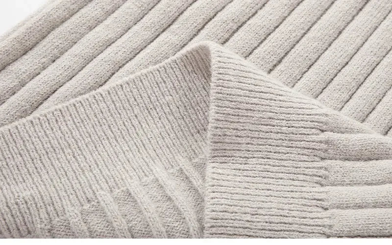 Funki Findz | Sweaters | Men's Mock Neck Vertical Stripe Pullover