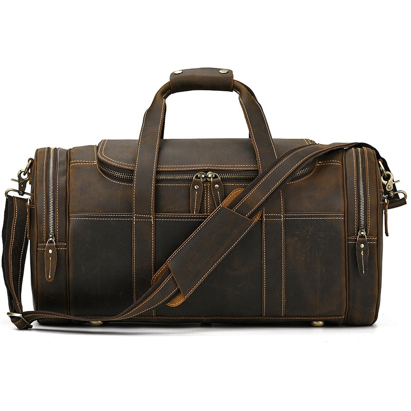 Funki Findz | Bags | Travel Bags | Men's Leather Overnight Bag
