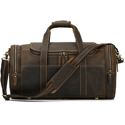 Funki Findz | Bags | Travel Bags | Men's Leather Overnight Bag