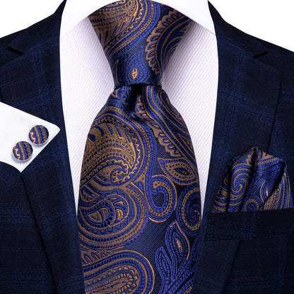 Funki Findz | Neckties | Men's Elegant Silk Wedding 3Pcs Tie Set