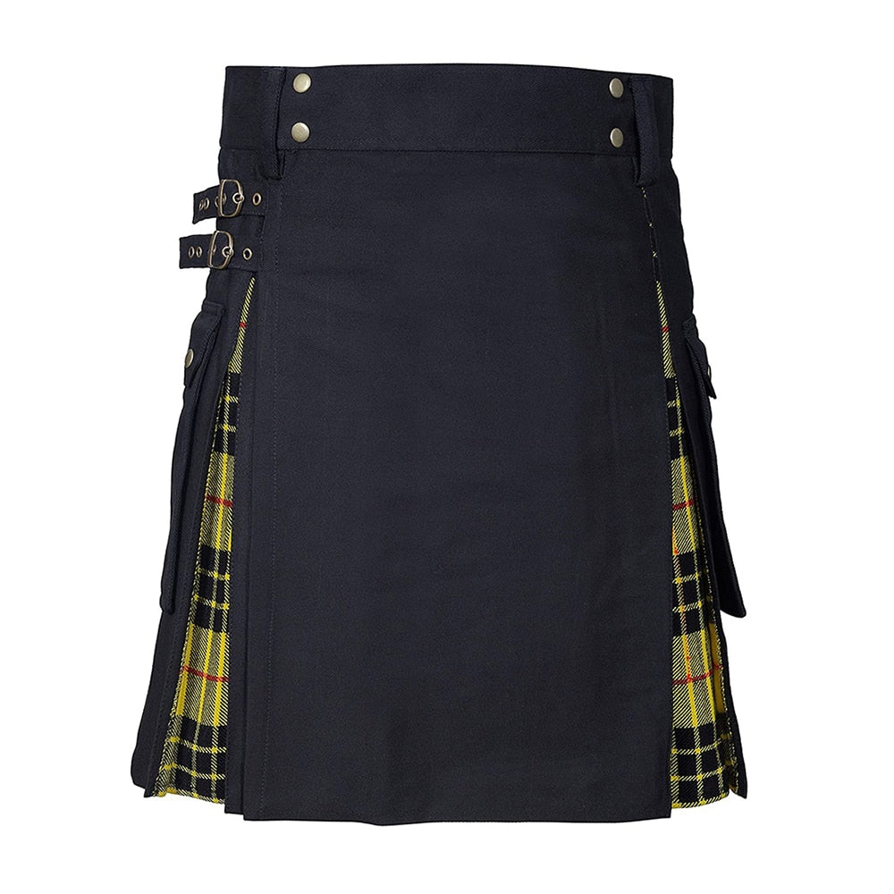 Funki Findz | Skirts | Men's Modern Gothic Punk Plaid Pleated Kilt