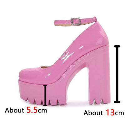 Funki Findz | Shoes | Women's High Platform Buckle Strap Shoes