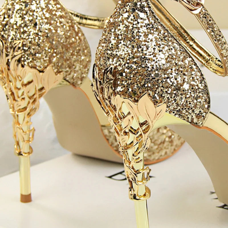 Funki Findz | Shoes | Women's Elegant Party Glitter Sandals
