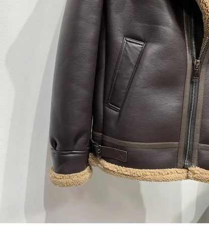Funki Findz | Jackets | Men's Faux Leather Fleece Bomber Jacket