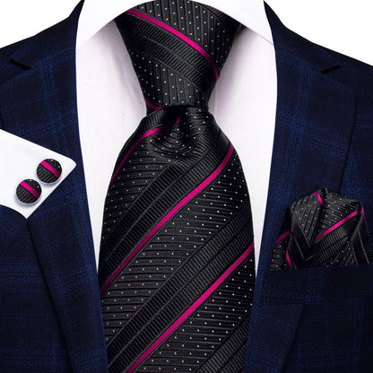 Funki Findz | Neckties | Men's Elegant Silk Wedding 3Pcs Tie Set