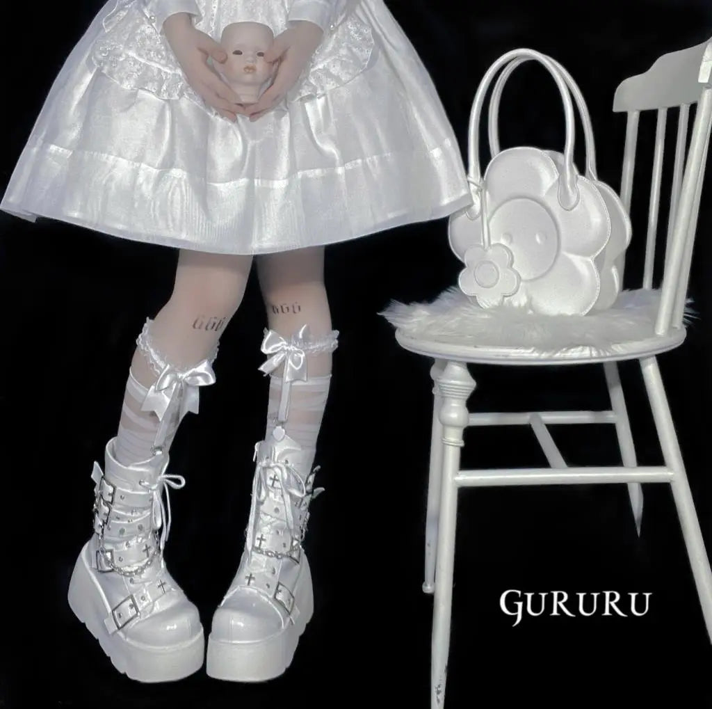 Funki Findz | Boots | Women's Gothic Platform Wedge Boots
