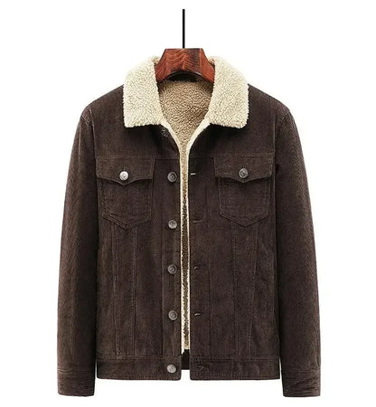 Funki Findz | Jackets | Men's Corduroy Fleece Winter Jacket