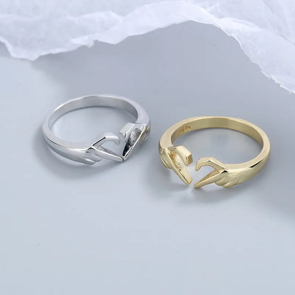 Funki Findz | Rings | Women's Love Heart Hand Gesture Ring