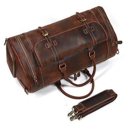 Funki Findz | Bags | Travel Bags | Men's Leather Overnight Bag