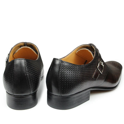 Funki Findz | Shoes | Men's Luxury Leather Brogue Dress Shoe